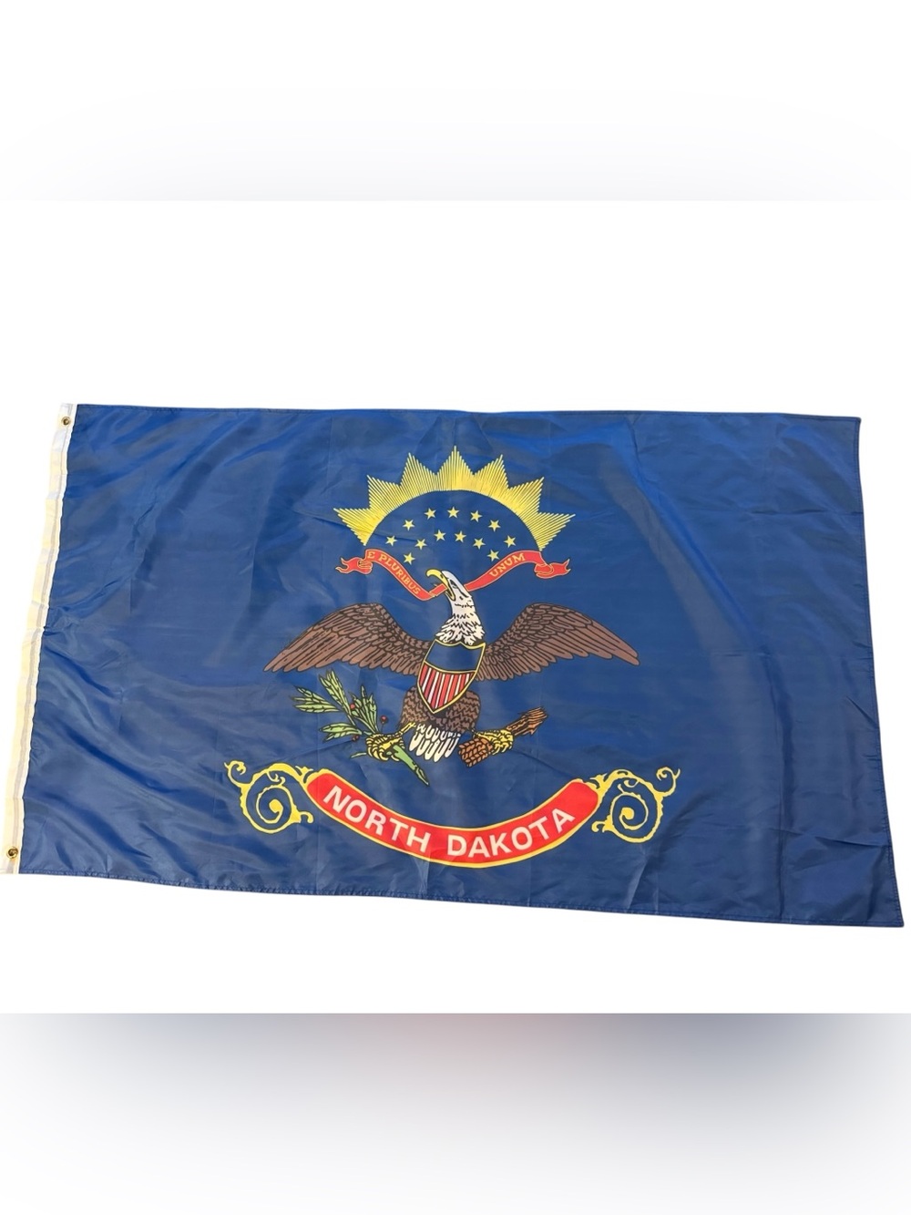 North Dakota Flag in Blue 5x3 feet polyester